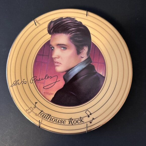 NATE GIORGIO Other - ELVIS PRESLEY COLLECTORS PLATE "JAILHOUSE ROCK" - PLATE No 1191A